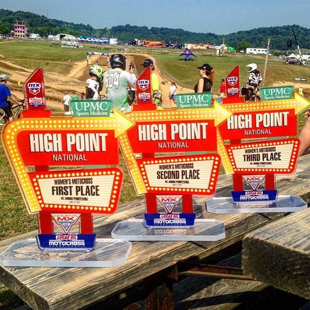 The WMX trophies for High Point had a little #signjousting influence!