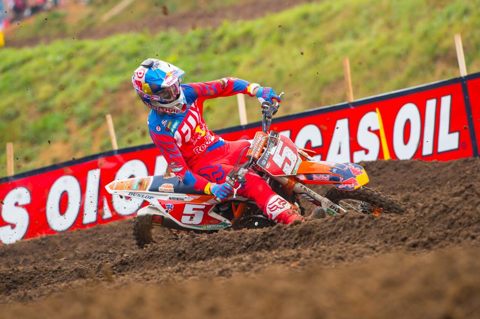 Ryan Dungey is now well out in front in the 450 Class, but Ken Roczen is back up to speed.