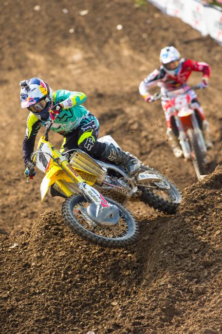 Though they split moto wins, Roczen took the tie-breaker and the overall. 