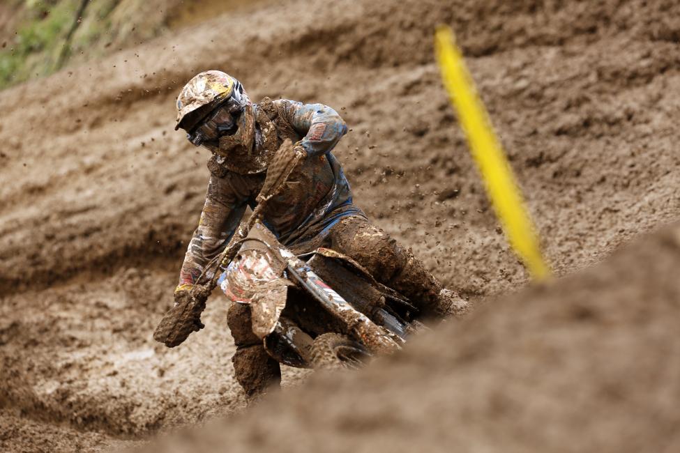 Nagl has a firm hold on the red plate in MXGP class.