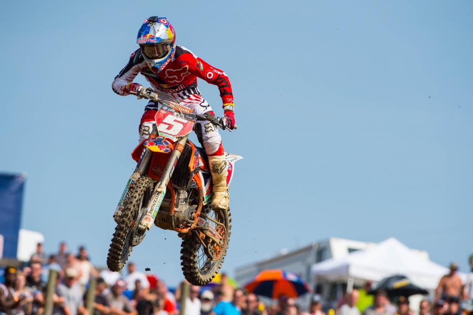 Ryan Dungey has the most moto podiums so far.