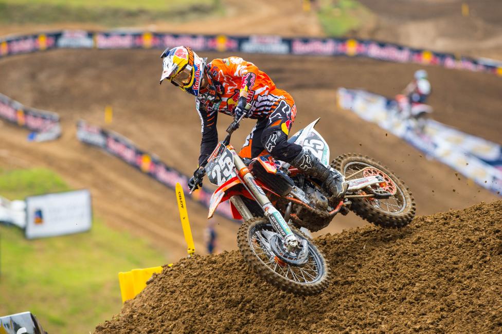 Marvin Musquin has led the most laps with 84.