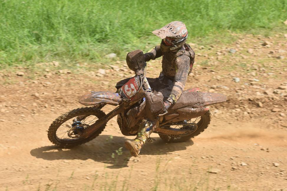 Jordan Ashburn excelled in the difficult Snowshoe terrain, earning his first podium of the season.