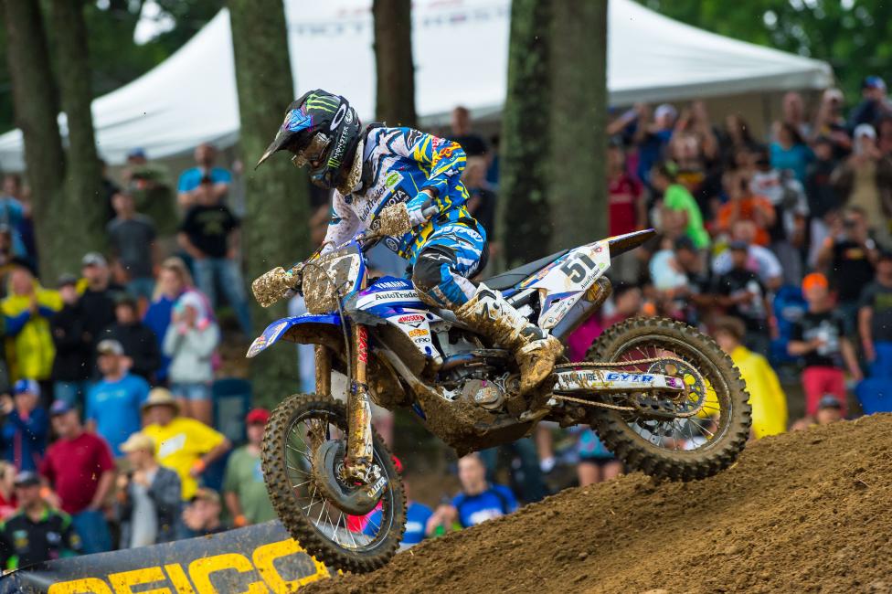 Justin Barcia became the fourth overall winner of the 450 class at Budd's Creek.