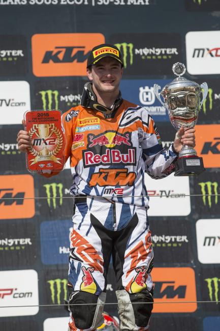 After a few off weeks--by his standards--Herlings wins again in MX2. With a gigantic points lead, the only thing that could keep him from the title is....let's not go there.