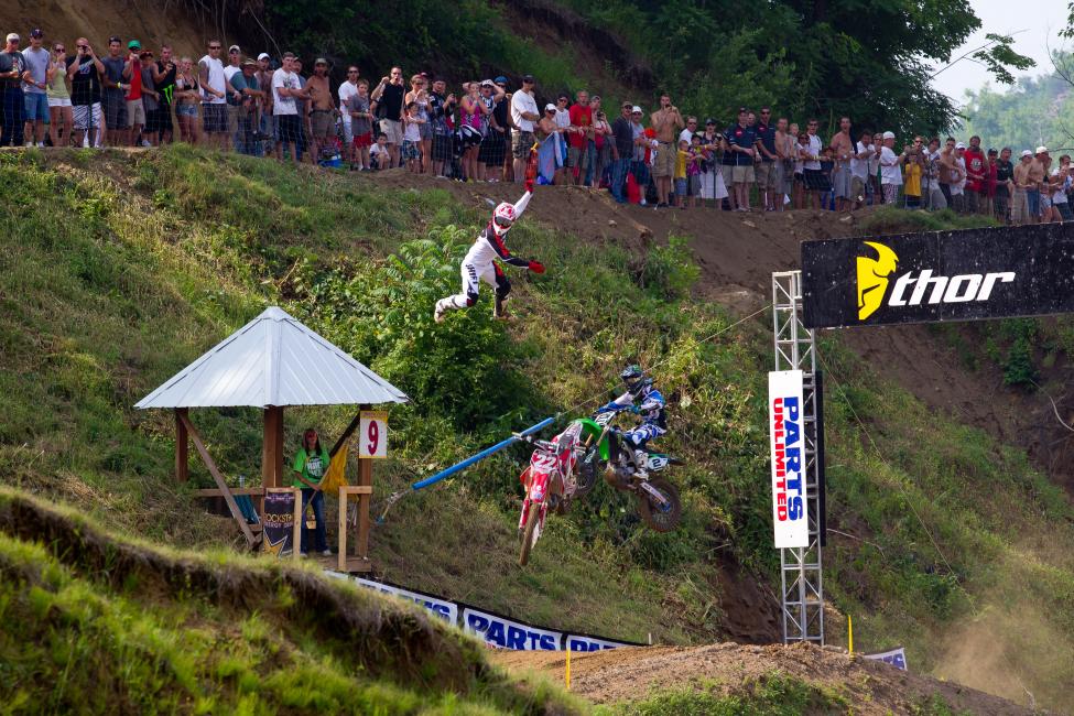 TwoTwo collected red plates in supercross and again at the nationals. Reed's outdoor title bid looked strong until this.