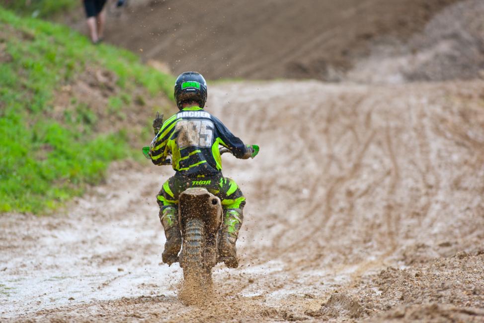 The local dude found a place in the top ten in the second moto.