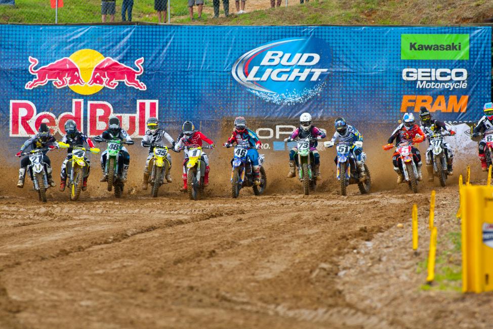 Starts were inspecially important in the second 450 moto.