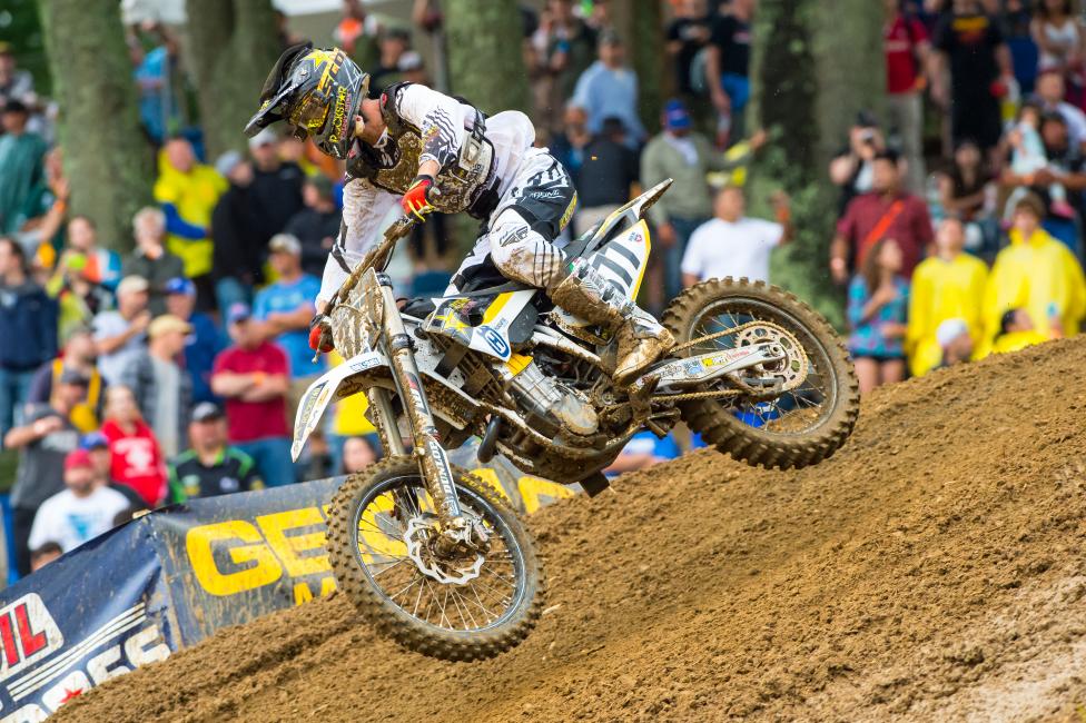 Christophe Pourcel is taking full advantage of his chance to show what he can do on a 450 with the Rockstar Husqvarna team.