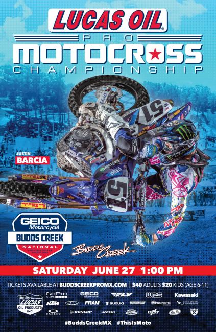 Justin Barcia was not only the star of Budds Creek; he was on the event posters! Can he keep it going at RedBud?