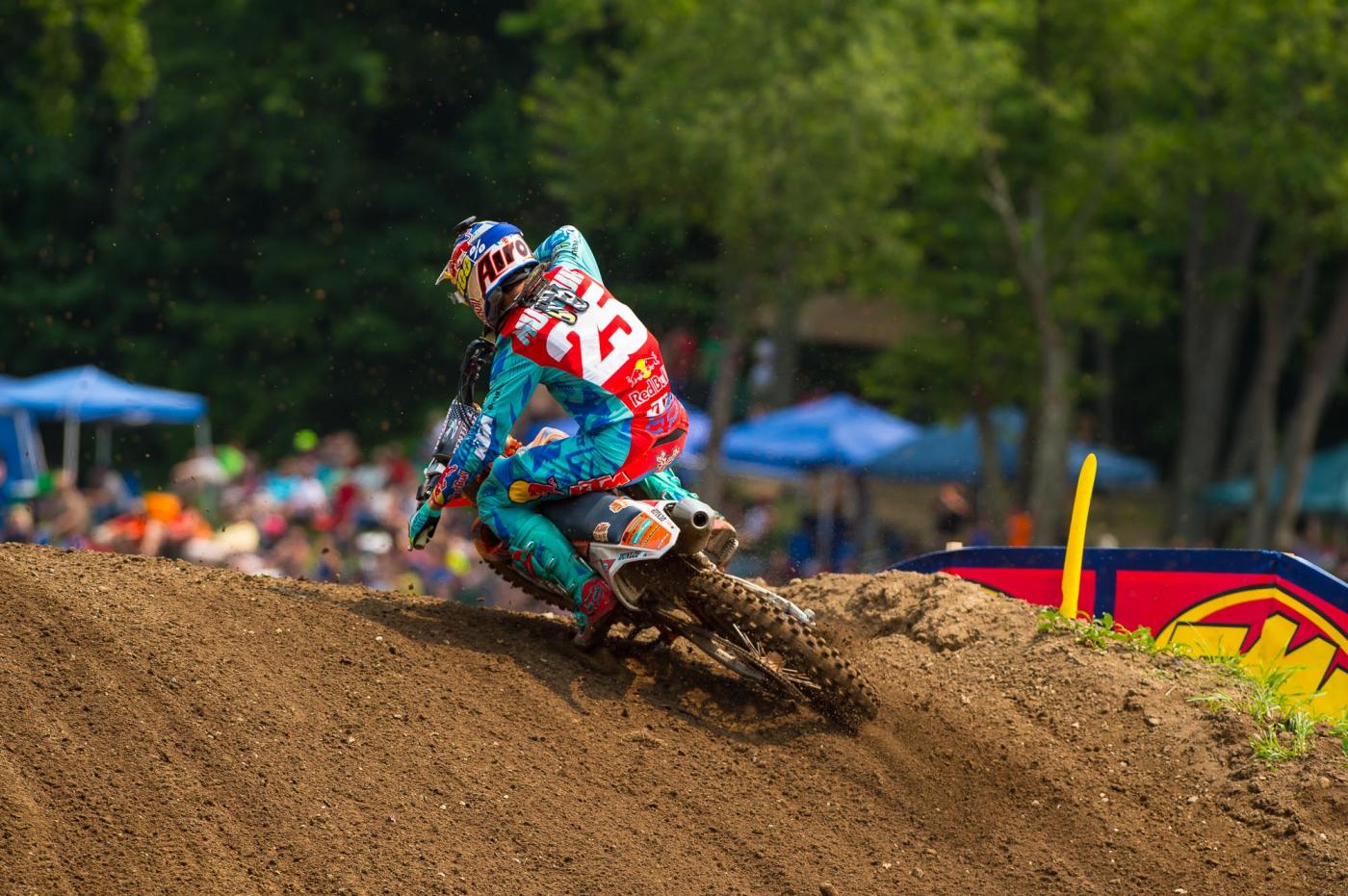 Marvin Musquin had troubles with his wrist.