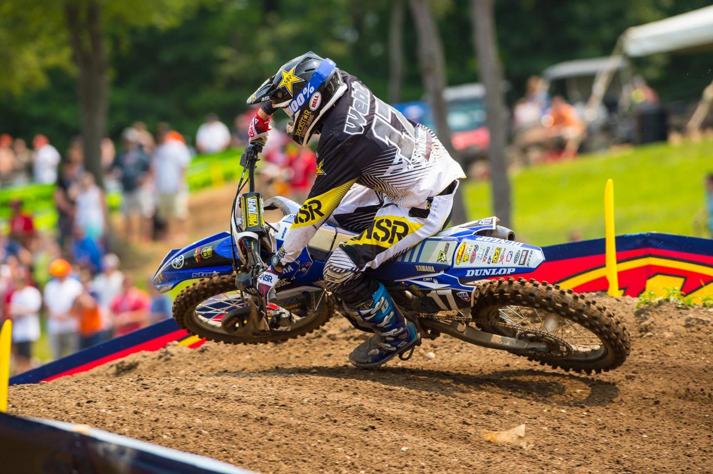 Cooper Webb had a chance to win both motos.