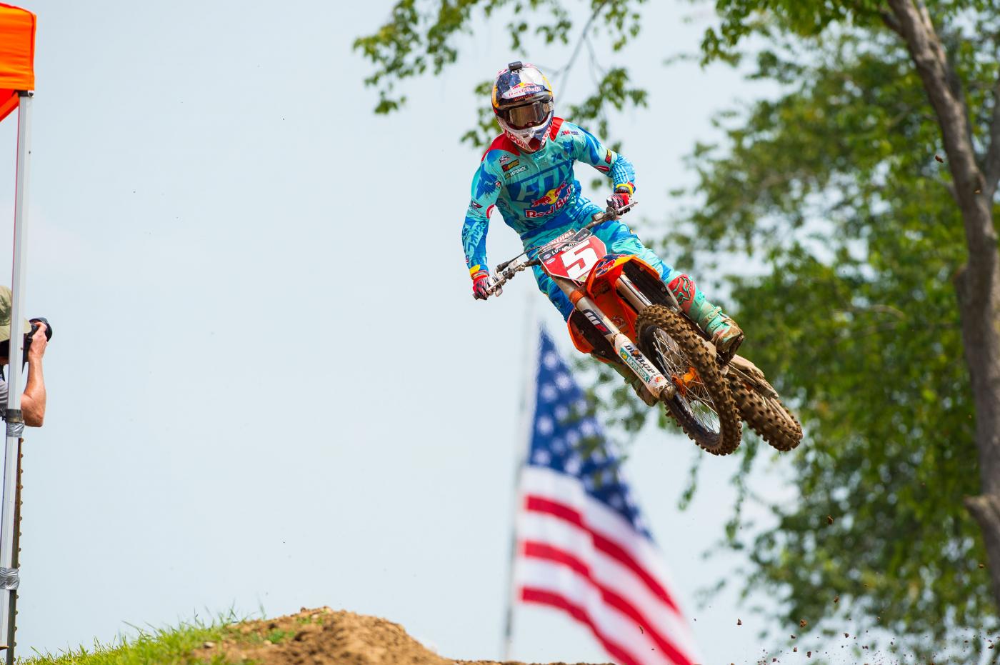 Dungey finished second overall at RedBud.