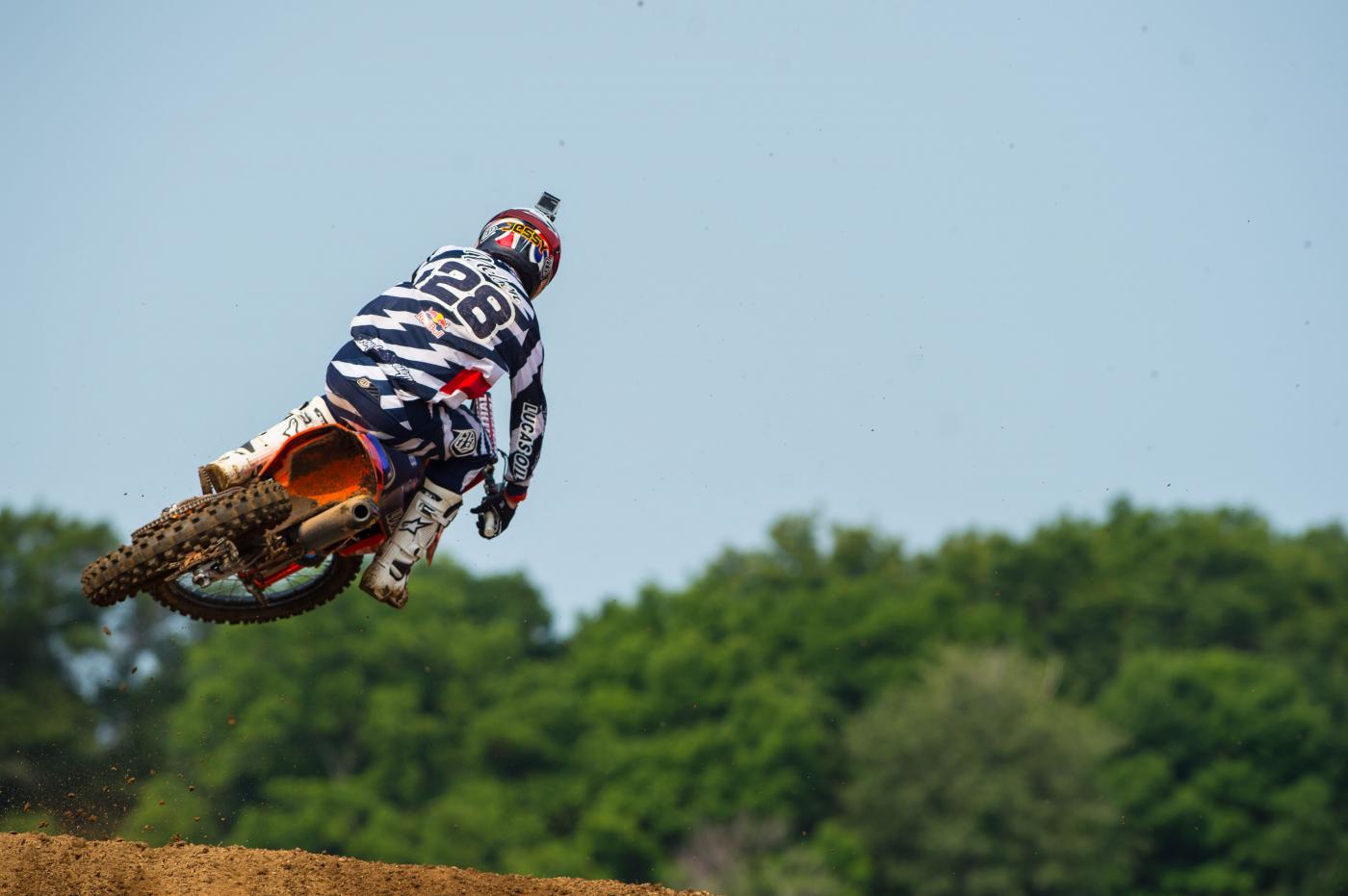 Nelson finished ninth overall at RedBud.
