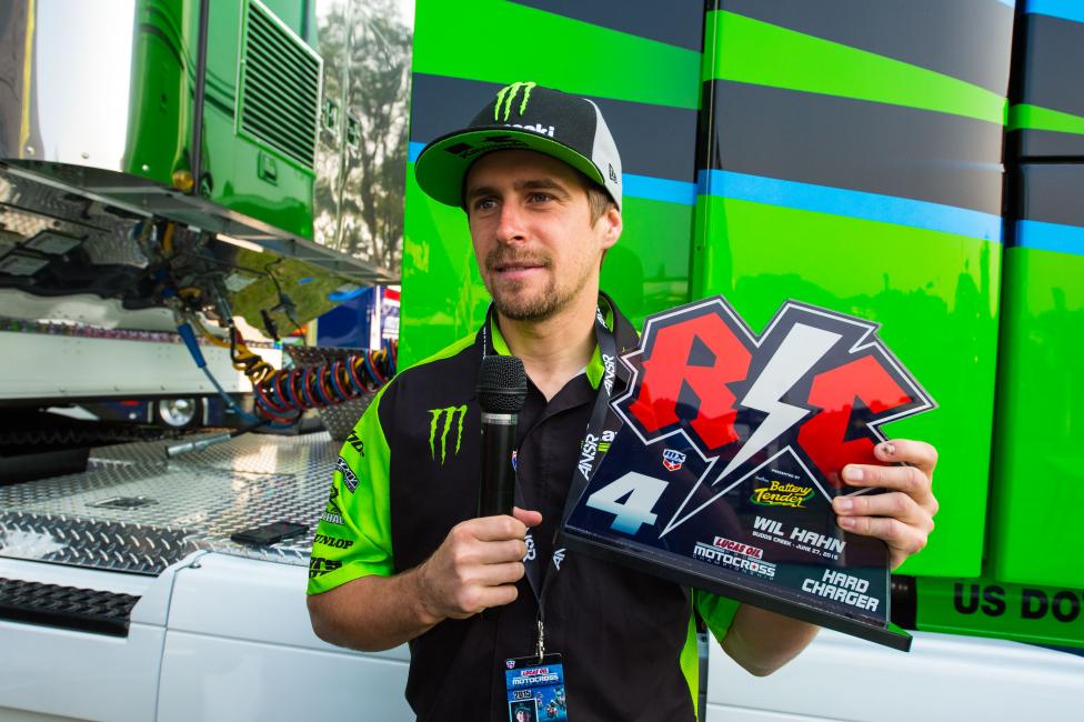 Hahn may have earned another RC Hard Charger Award at RedBud.