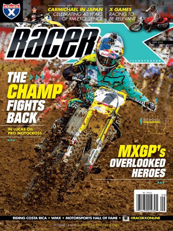 The September 2015 Issue - Racer X Illustrated Motocross Magazine