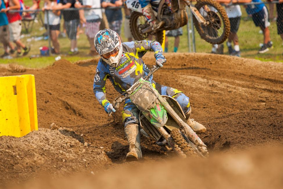 Gilmore made his 2015 Lucas Oil Pro Motocross debut at RedBud.