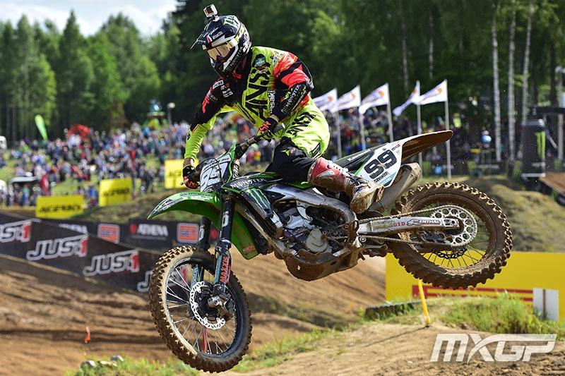Anstie dominated the Kegums circuit. He won both of the MX2 motos.