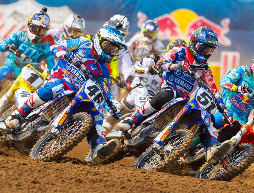 Yamaha is stacked at the top of both classes.