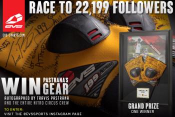 Win Travis Pastrana's Autographed Knee Pads