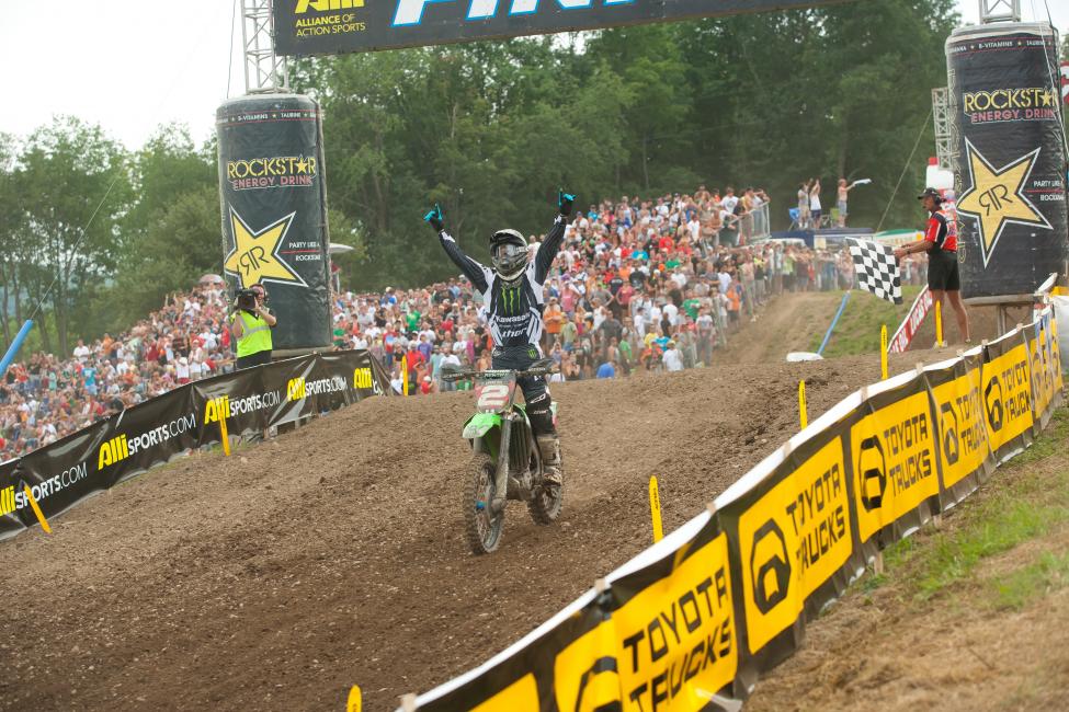 The 2012 KX450F gave RV the extra push he needed to finish the 2011 season strong.