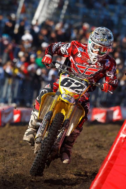 JT's arenacross career didn't get off on the right foot. Or hand.