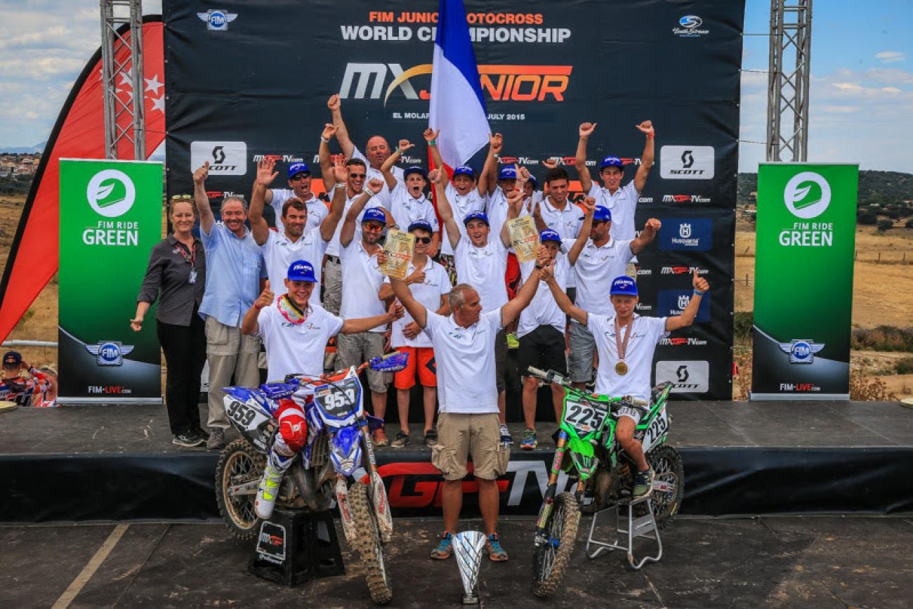 Team France Wins FIM Junior Motocross World Championship