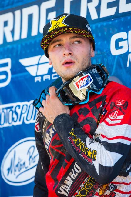 Webb overcame Jeremy Martin's home-track advantage to take the overall win.