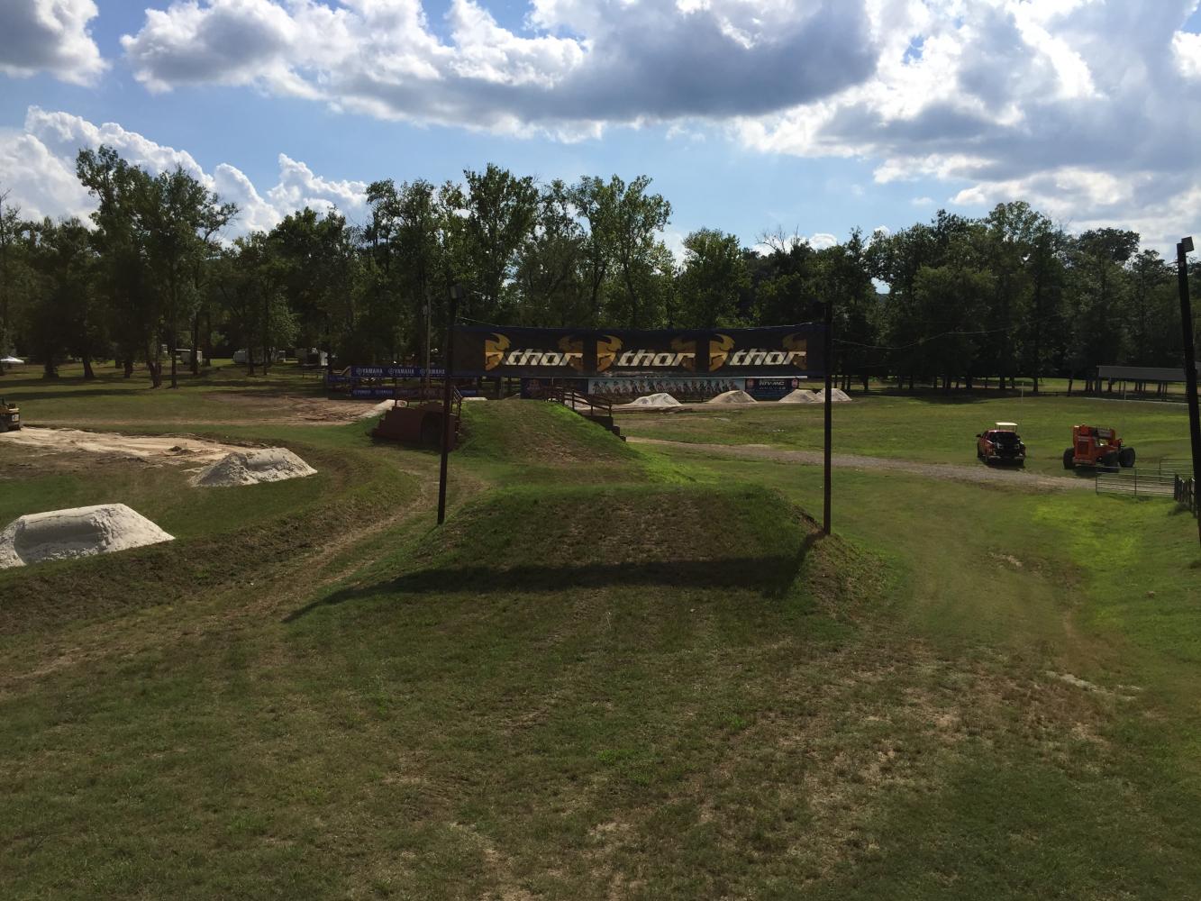 The roller section as it looks from the scoring tower.