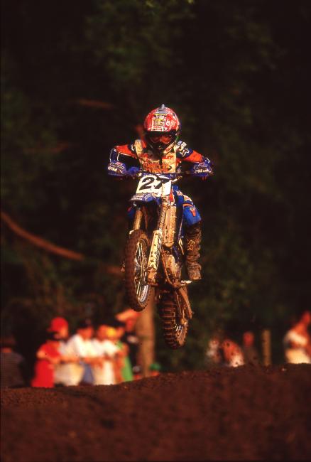 Mike Alessi back in the day at the ranch, where he was one of the most successful riders ever.