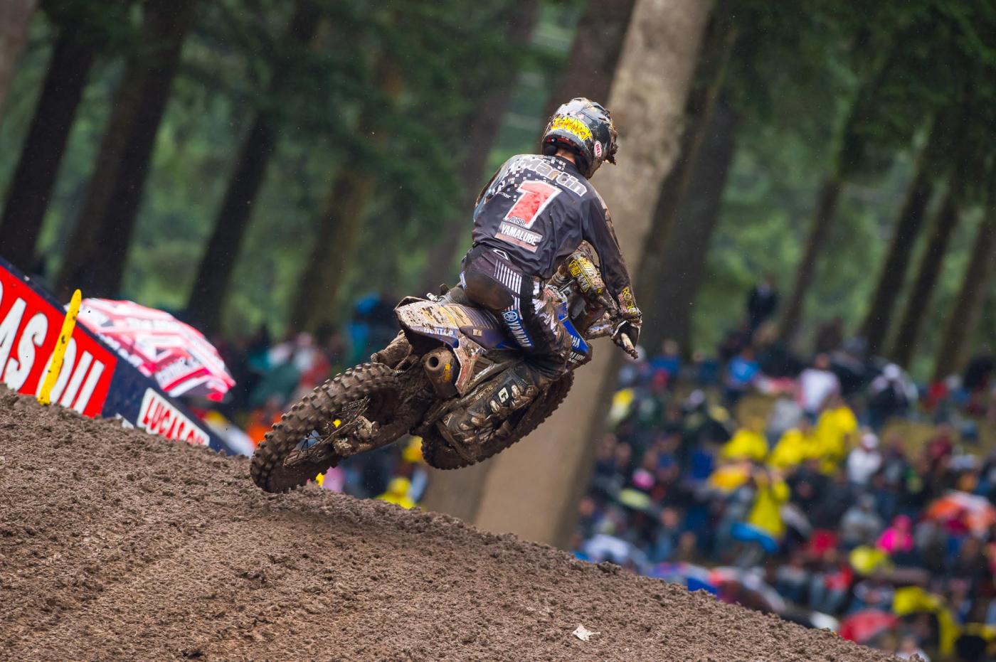 Martin got a bad start in the first moto and had to settle for ninth.