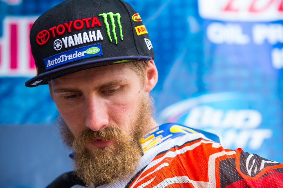 Barcia was calm, cool, and collected in the first moto, and for most of the second moto.