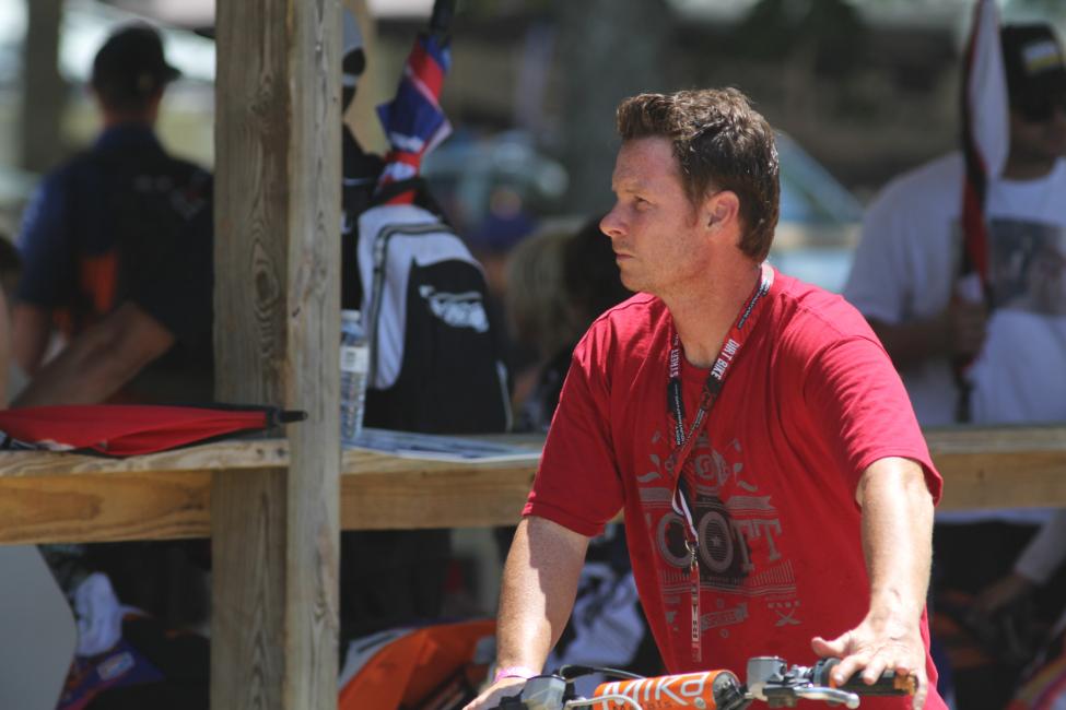 Once the competitor, Tim Ferry is at Loretta's this week as a parent.