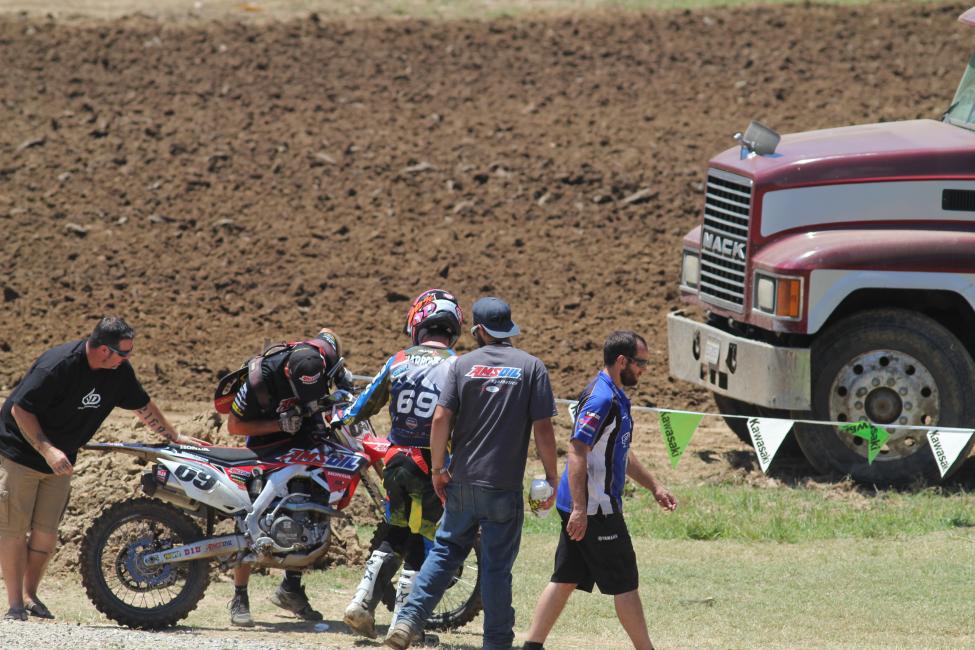 A mechanical would end Tristan Charboneau's day.