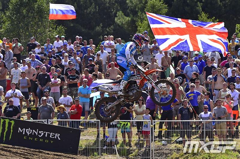 Simpson captured his first overall win in the MXGP class by dominating each moto.