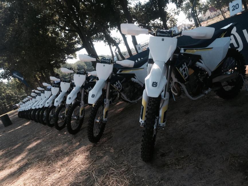 Husqvarna introduced their 2016 models at Budds Creek this week.