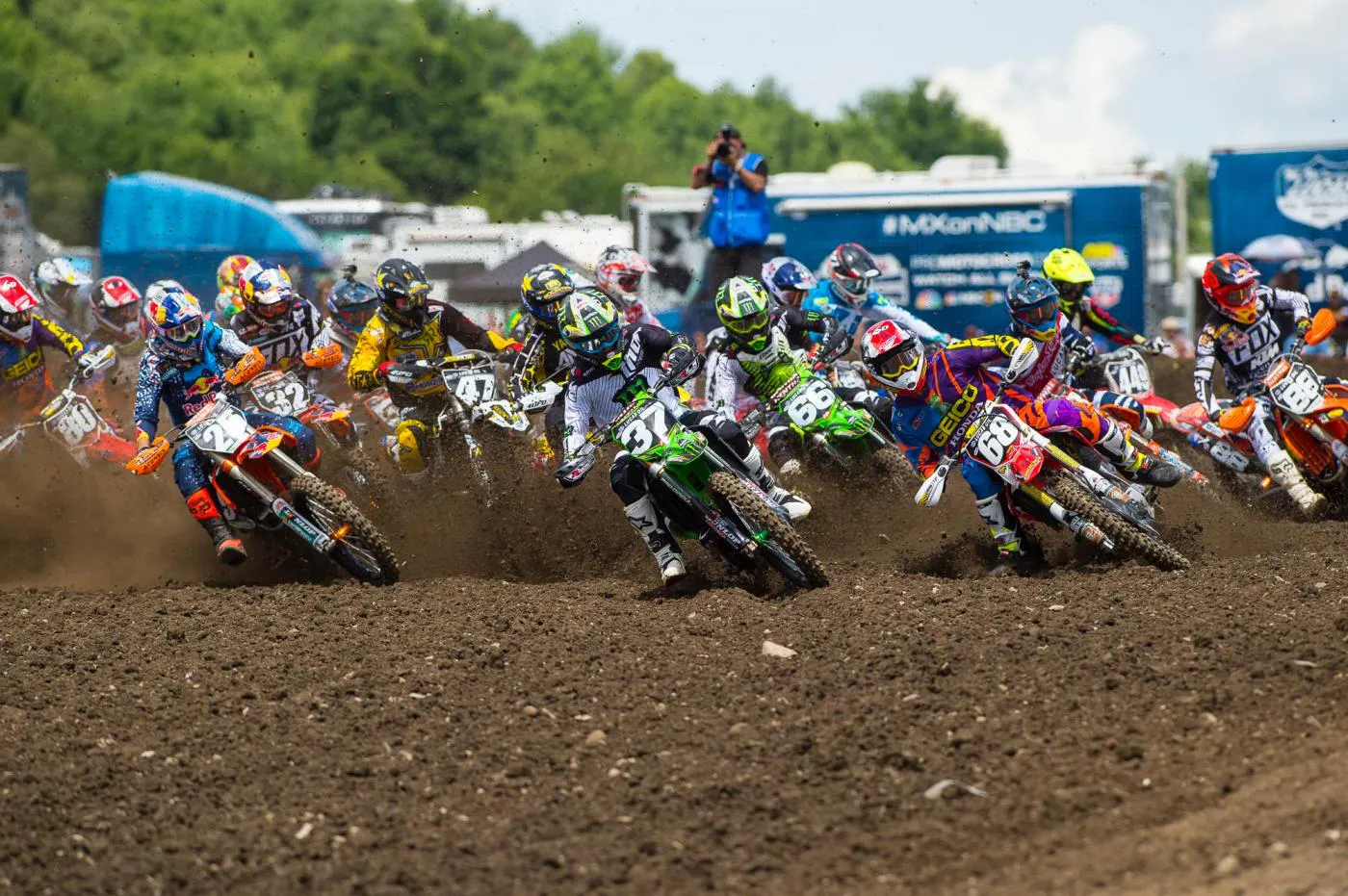 A good start helped Savatgy to 2-2 moto scores.
