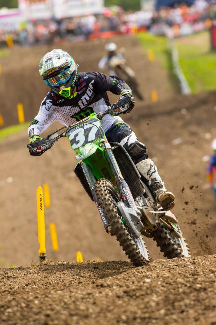 Joey Savatgy took home his first career overall win at Unadilla.