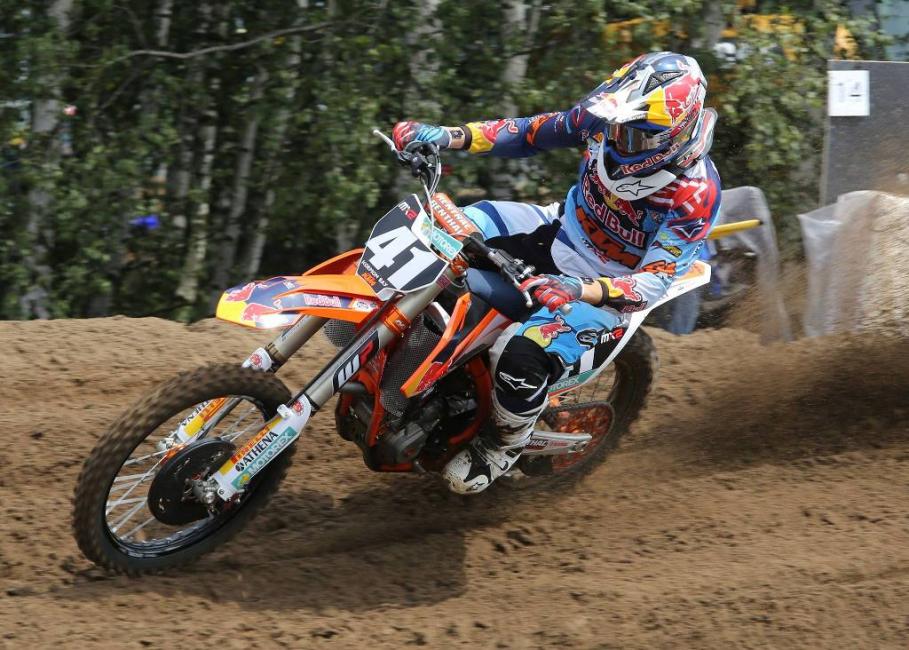 Jonass has taken the points lead in the unpredictable MX2 class.