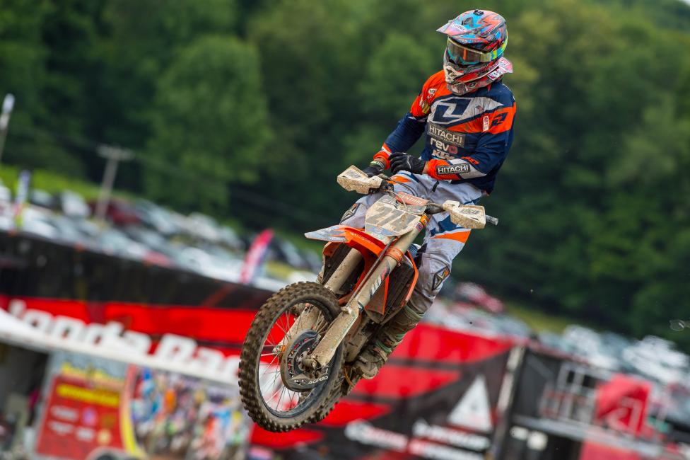 Shaun Simpson impressed in his Lucas Oil Pro Motocross debut.