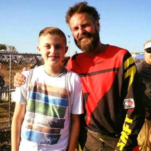 The best part of the day for Denny was having his son see him race—and win!