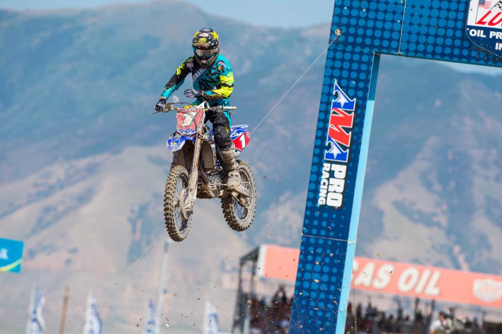 Jeremy Martin salvaged what could of been a a terrible first moto and came away with another overall win in Utah.