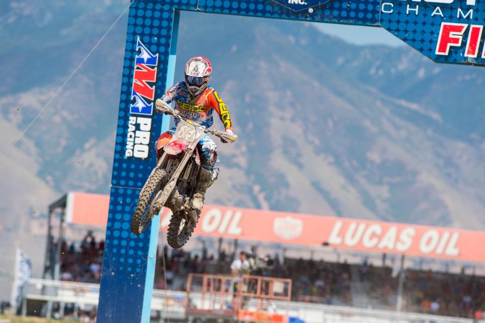 Hampshire almost had a moto podium last week. He'll get another chance at one this weekend.