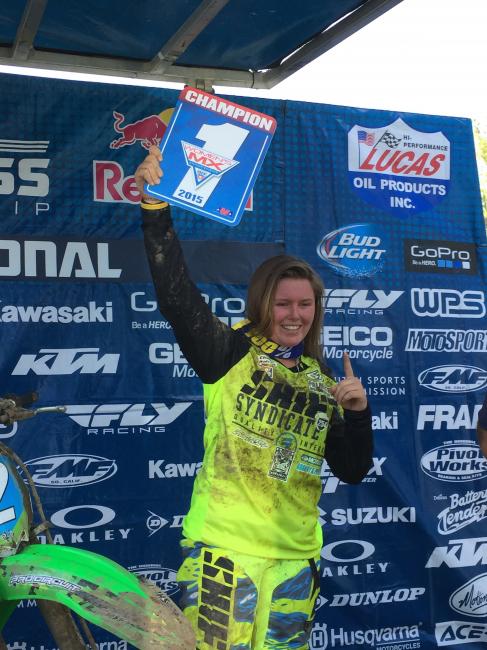 Congratulations to Kylie Fasnacht, the new Women's Motocross Champion!
