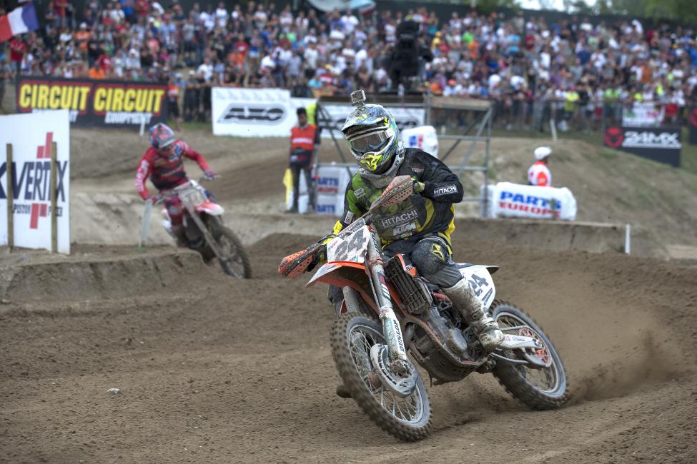 Shaun Simpson got fourth overall on the factory KTM.