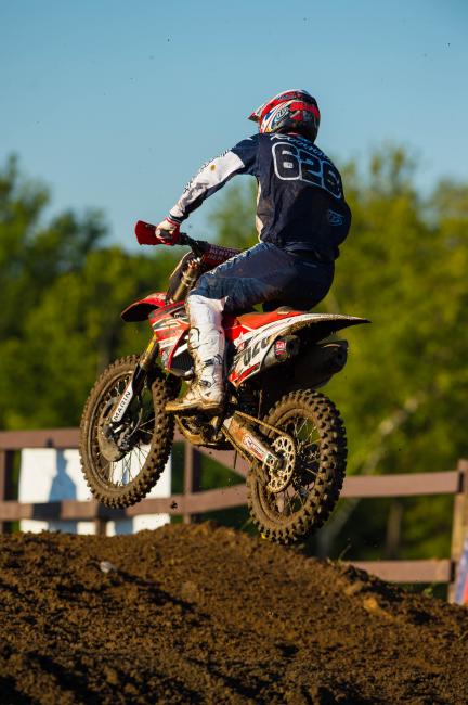 Robinson switched to a different brand for his ride in the States.