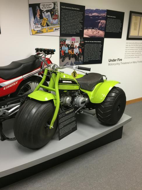 Spotted in the AMA's Hall of Fame Motorcycle Museum.