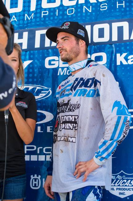 Tickle finished seventh in the Lucas Oil Pro Motocross Championship.