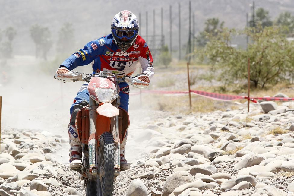 Kailub Russell scored third overall individually at last year's ISDE in Argentina. This year he'll take one for the team and race a 250F, which could hurt him overall, but it's still not impossible for him to outright win the event. An American has never done that.