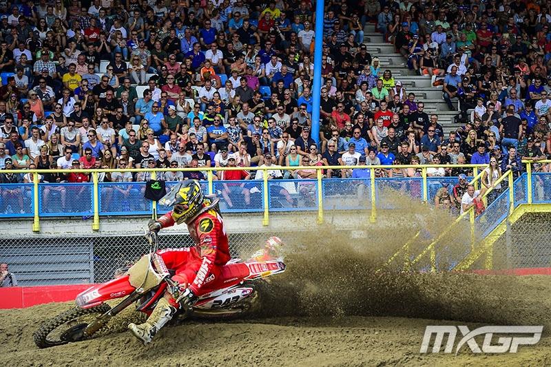 Gajser has the red plate in the MX2 class with two rounds remaining.